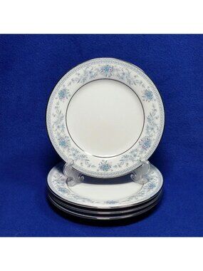 Noritake Blue Hill Bread & Butter Plates 6" Pattern 2482 Cottagecore Set of 4